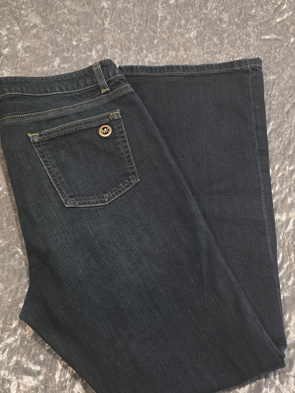 Michael Kors Dark Indigo Boot Cut Jeans SZ 14S